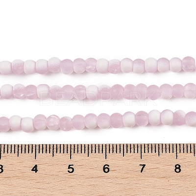 Frosted Crackle Glass Beads X1-GLAA-U001-4mm-M03-1