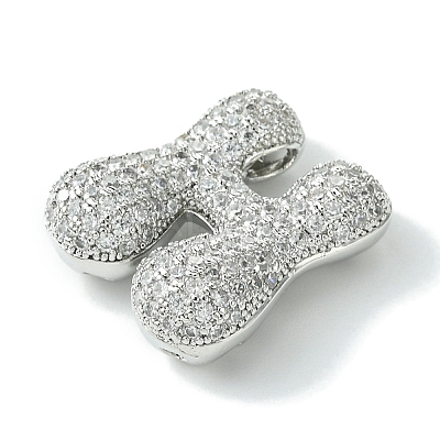 Rack Plating Brass Cubic Zirconia Pendants KK-S378-02P-H-1