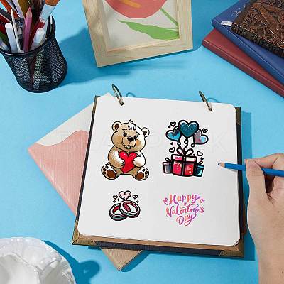 Plastic Stamps DIY-WH20018-0272-1