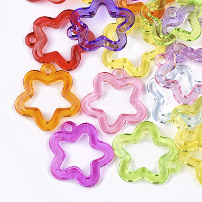 Transparent Acrylic Pendants X-TACR-S133-074-1