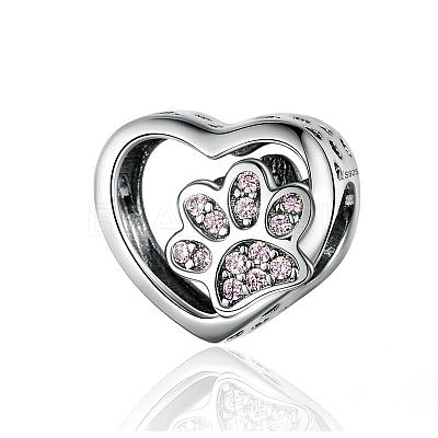 925 Sterling Silver Euorpean Beads STER-FF0013-01-1