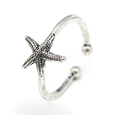 Adjustable Alloy Cuff Finger Rings X-RJEW-S038-039-1