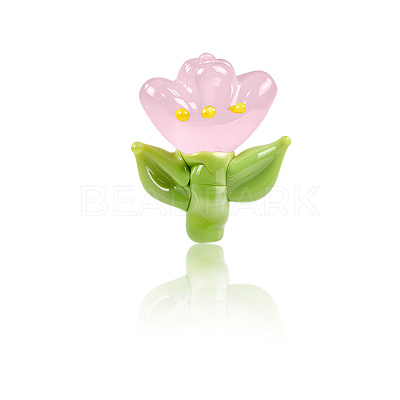 12Pcs Handmade Lampwork Beads LAMP-PA0001-03B-1