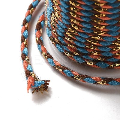 4-Ply Polycotton Cord with Metallic Thread OCOR-Z003-D105-1