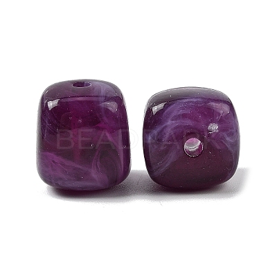 Opaque Acrylic Beads OACR-D320-01M-1