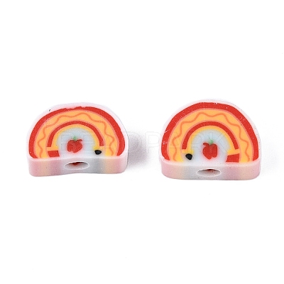 Handmade Polymer Clay Beads CLAY-Q253-16A-1