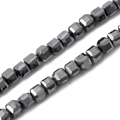 Synthetic Terahertz Stone Beads Strands G-H327-L03-02-1