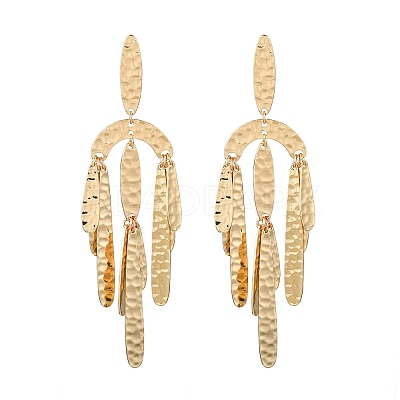 Zinc Alloy Oval Chandelier Earrings EJEW-Z107-03G-01-1