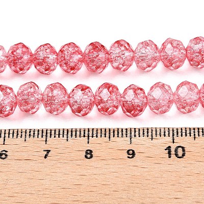 Transparent Glass Beads Strands X-GLAA-T023-8mm-A13-1