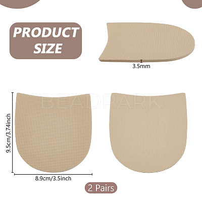 Shoe Repair Synthetic Rubber Heel Replacement AJEW-WH0871-71-1
