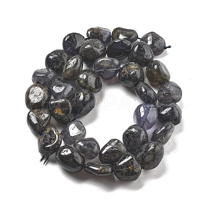 Natural Iolite Beads Strands G-C179-F06-01-1