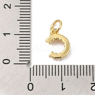 Rack Plating Brass with ABS Plastic Imitation Pearl Charms KK-B092-30C-G-1