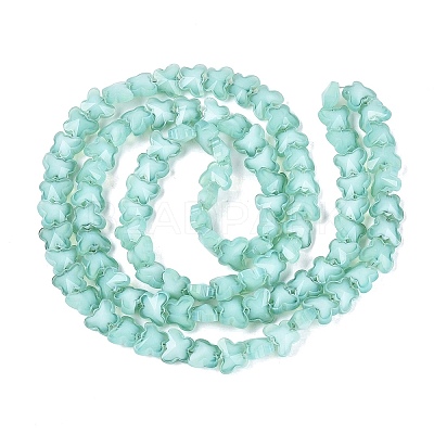 Opaque Glass Beads Strands GLAA-N073-01C-1