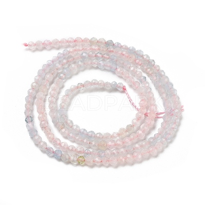 Natural Morganite Beads Strands G-B088-C22-02-1