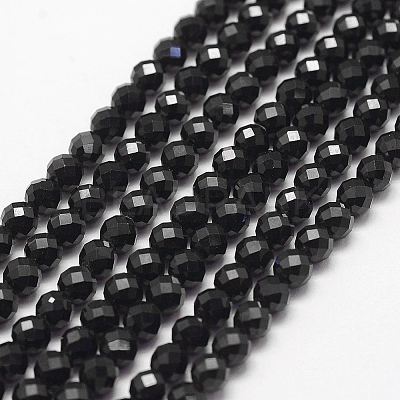Natural Spinel Bead Strands G-P279-78-4mm-1