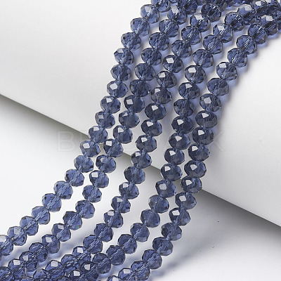 Glass Beads Strands EGLA-A044-T4mm-D12-1