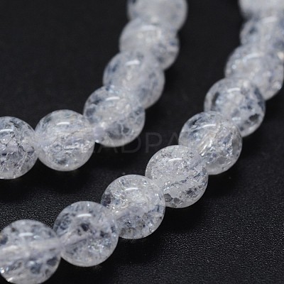Natural Crackle Quartz Beads Strands G-K285-02-10mm-1