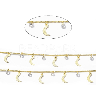 Handmade Brass Curb Chains CHC-F015-19G-1