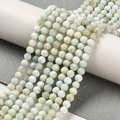 Natural Green Opal Beads Strands G-Z035-A02-02A-1