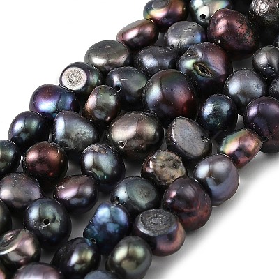 Natural Cultured Freshwater Pearl Beads Strands PEAR-P064-19J-05E-1