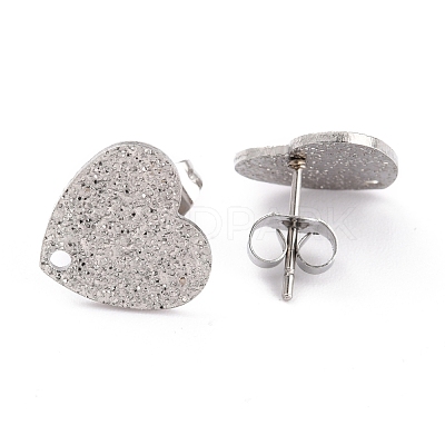 Non-Tarnish 304 Stainless Steel Stud Earring Findings EJEW-O104-14P-1