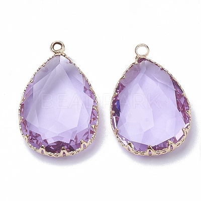 K9 Glass Pendants X-GLAA-Q069-06L-1