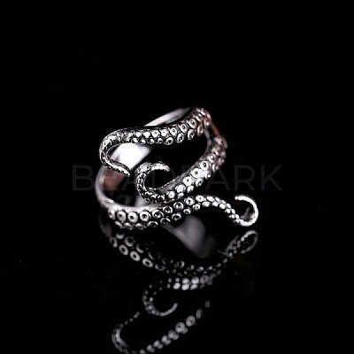 Alloy Adjustable Open Cuff Rings FS-WG8E8AD-02-1