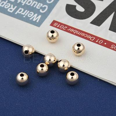 Yellow Gold Filled Beads X-KK-G156-6mm-1-1