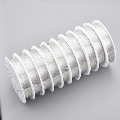 Round Copper Jewelry Wire CWIR-Q006-0.2mm-S-1