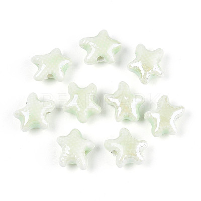 Handmade Porcelain Beads PORC-Q002-03C-01-1