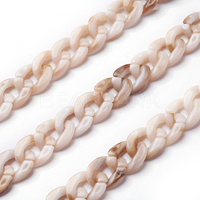 Acrylic Curb Chains SACR-P065-R09-1