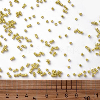 DIY Craft Beads 12/0 Opaque Colors Lustered Round Glass Seed Beads X-SEED-A012-2mm-122-1