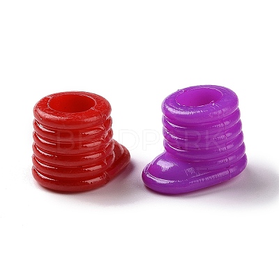 Opaque Acrylic Beads OACR-A017-05-1