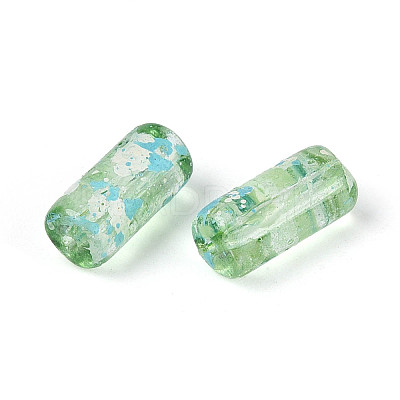 Picasso Transparent Glass Bugle Beads SEED-N010-02H-1