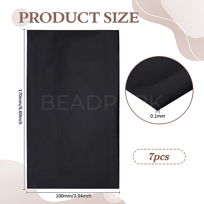 Rectangle PET LED Light Blocking Stickers STIC-WH0045-01D-1