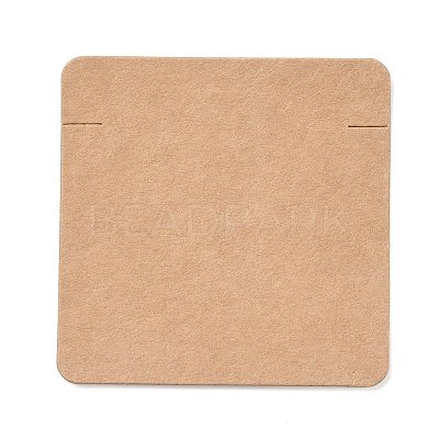 Blank Kraft Paper Bracelets Display Cards CDIS-G005-03-1