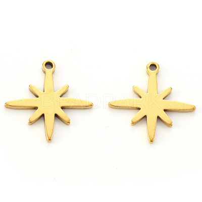 PVD Vacuum Plating 304 Stainless Steel Pendants X-STAS-N092-37G-1