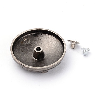Alloy & Iron Craft Solid Screw Rivet PALLOY-WH0084-06EB-1