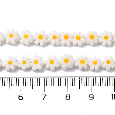 Handmade Millefiori Glass Bead Strands X-LAMP-J035-6mm-44-1