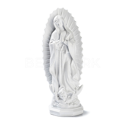 Resin Virgin Mary Figurines DJEW-Q004-01-1