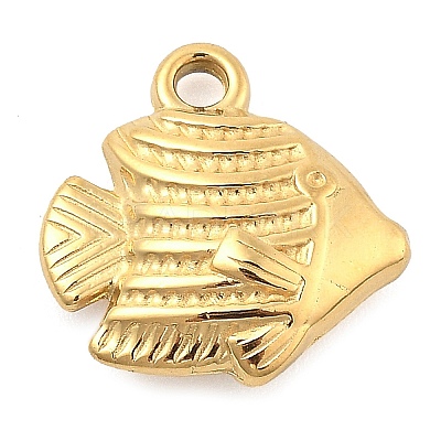 Ion Plating(IP) 304 Stainless Steel Pendants STAS-P379-08B-G-1