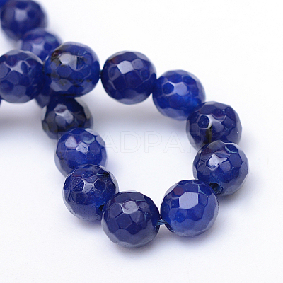 Natural White Jade Bead Strands G-R346-6mm-04-1
