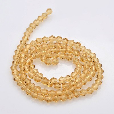 Bicone Glass Beads Strands EGLA-P016-4mm-08-1