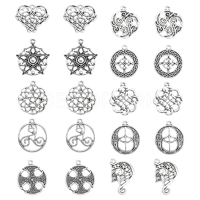 Tibetan Style Bookmark Cabochon Settings and Transparent Oval Glass Cabochons TIBE-SC0001-05-1