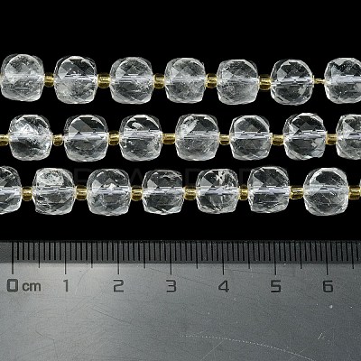 Natural Quartz Crystal Beads Strands G-Q010-A27-01-1