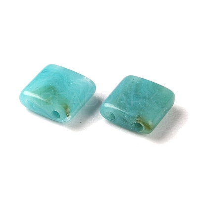 Opaque Acrylic Slide Charms OACR-Z010-01M-1