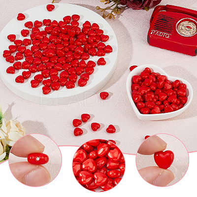 200Pcs Opaque Acrylic Beads FIND-DC0006-53-1