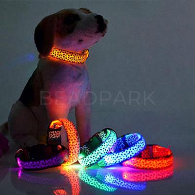 Adjustable Polyester LED Dog Collar MP-H001-A10-1