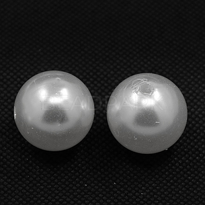 Imitated Pearl Acrylic Beads PACR-24D-1-1