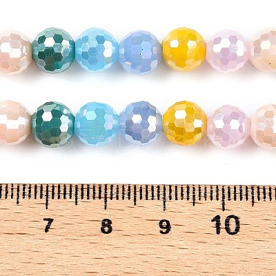 Electroplate Glass Bead Strands X-GLAA-Z006-01F-1